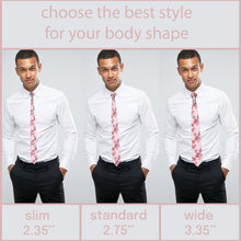Blush Pink Men's Wedding Ties