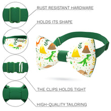 Green Dinosaurs Bow Tie - Bow Tie House