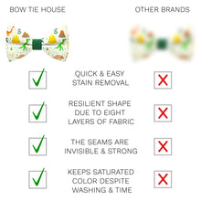 Green Dinosaurs Bow Tie - Bow Tie House