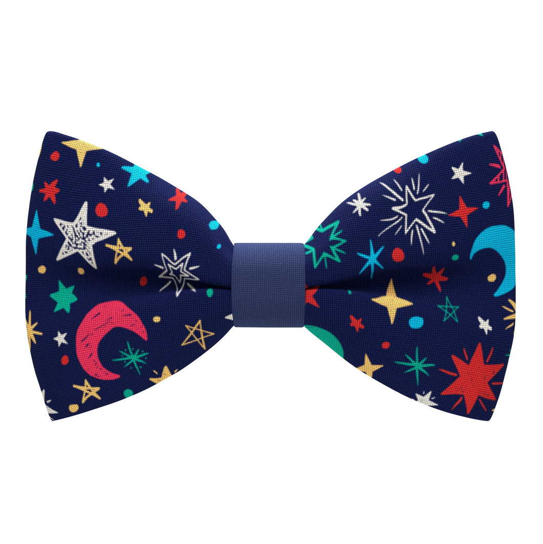 Bright Stars & Moon Bow Tie - Bow Tie House