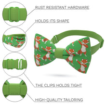 Green Fox Bow Tie - Bow Tie House