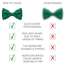 Green Birds Bow Tie - Bow Tie House
