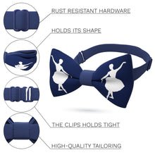 Ballerina Blue Bow Tie - Bow Tie House