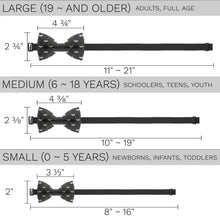 Black Moustache Bow Tie - Bow Tie House