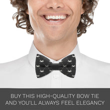 Black Moustache Bow Tie - Bow Tie House
