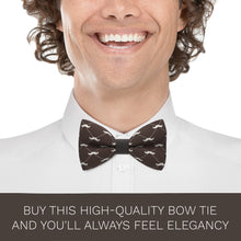 Brown Moustache Bow Tie - Bow Tie House