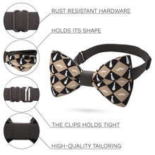 Brown Neckties Bow Tie - Bow Tie House