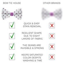 Purple Dog Bones Bow Tie - Bow Tie House