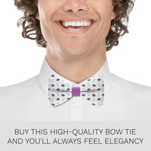 Purple Dog Bones Bow Tie - Bow Tie House
