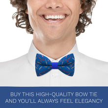 Barber Shop Blue Bow Tie - Bow Tie House