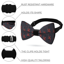 Musical Violin Brown Bow Tie - Bow Tie House