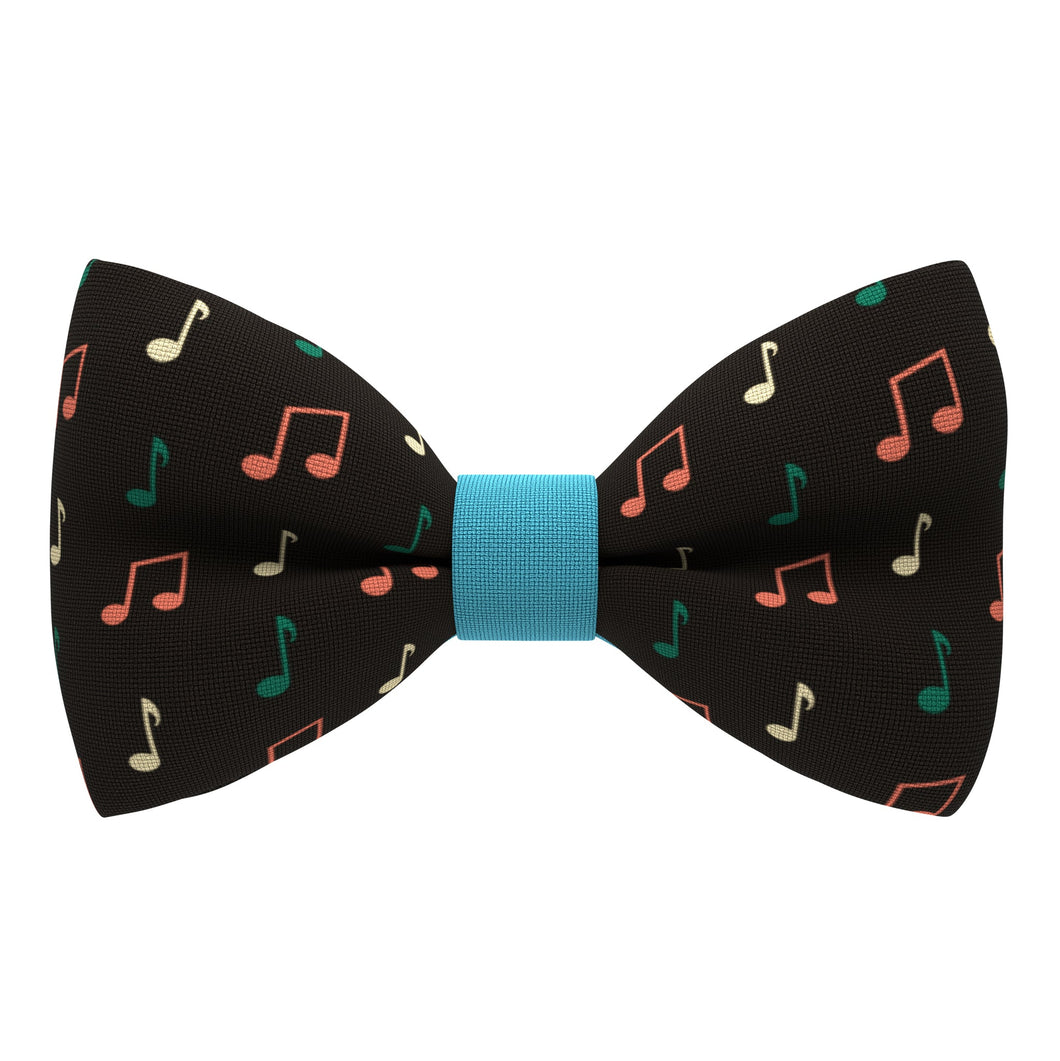 Musical Notes Bright Bow Tie - Bow Tie House