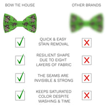 Green Raccoon Bow Tie - Bow Tie House