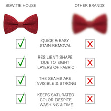 Red Hearts Bow Tie - Bow Tie House