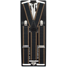 Black Brown Dots Suspenders - Bow Tie House