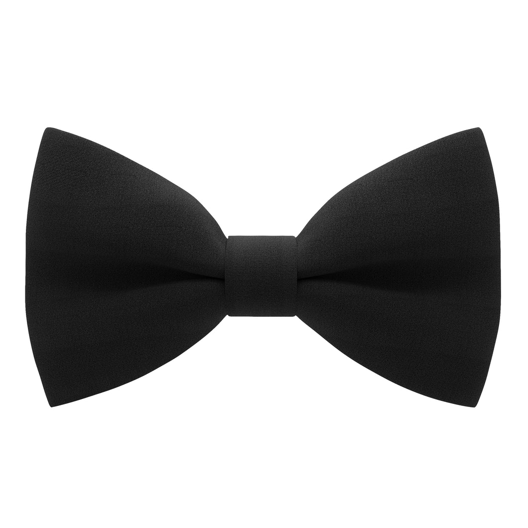 Crape Black Bow Tie - Bow Tie House