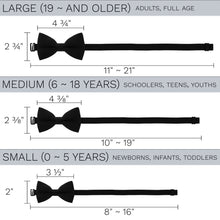 Crape Black Bow Tie - Bow Tie House