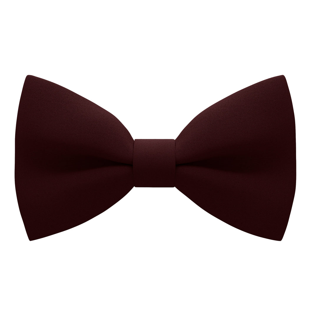 Crape Burgundy Bow Tie - Bow Tie House