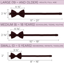 Crape Burgundy Bow Tie - Bow Tie House