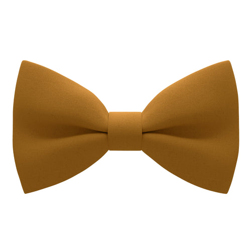Crape Butterscotch Bow Tie - Bow Tie House