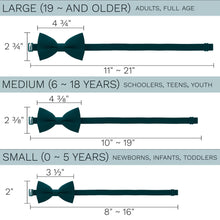 Crape Dark Green Bow Tie - Bow Tie House