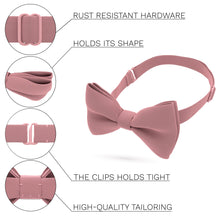 Crape Desert Rose Bow Tie - Bow Tie House