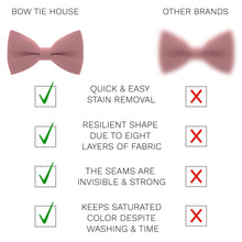 Crape Desert Rose Bow Tie - Bow Tie House
