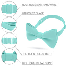 Crape Mint Bow Tie - Bow Tie House