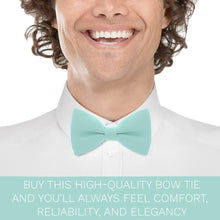 Crape Mint Bow Tie - Bow Tie House
