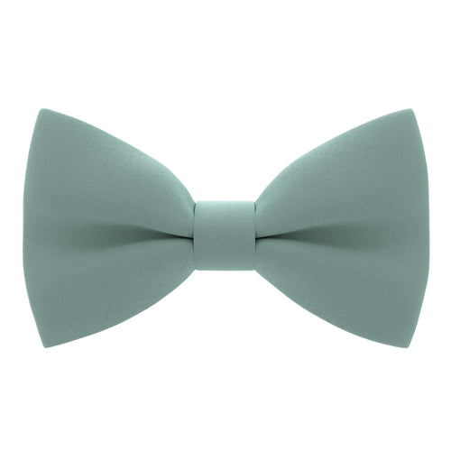 Crape Sage Green Bow Tie - Bow Tie House