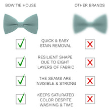 Crape Sage Green Bow Tie - Bow Tie House