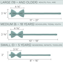 Crape Sage Green Bow Tie - Bow Tie House