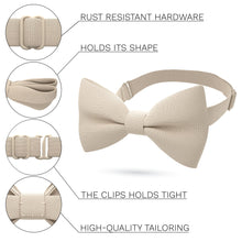 Beige Bow Tie - Bow Tie House