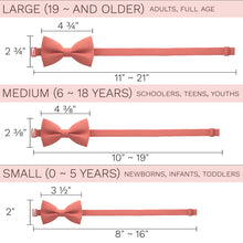 Bright Peach Bow Tie - Bow Tie House
