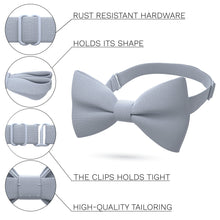 Cloud Grey Bow Tie - Bow Tie House
