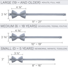 Cloud Grey Bow Tie - Bow Tie House