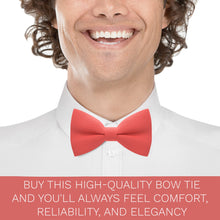 Coral Bow Tie - Bow Tie House