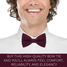 Dark Red Bow Tie - Bow Tie House