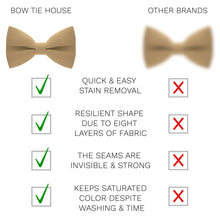 Deep Beige Bow Tie - Bow Tie House
