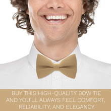 Deep Beige Bow Tie - Bow Tie House