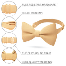 Eggnog Beige Bow Tie - Bow Tie House