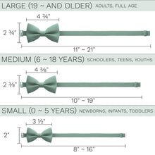 Green Fern Bow Tie with Handkerchief Set - Bow Tie House