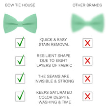 Green Mint Bow tie - Bow Tie House