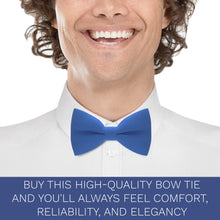 Natural Blue Bow Tie - Bow Tie House