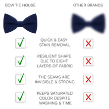 Navy Blue Bow Tie - Bow Tie House