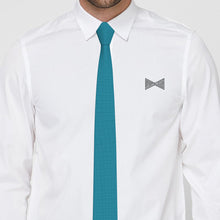 Gabardine Avalon Teal Necktie