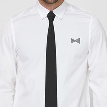Gabardine Black Necktie
