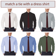 Gabardine Burgundy Necktie