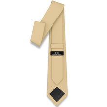 Gabardine Champagne Beige Necktie