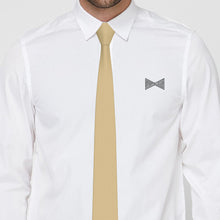 Gabardine Champagne Beige Necktie
